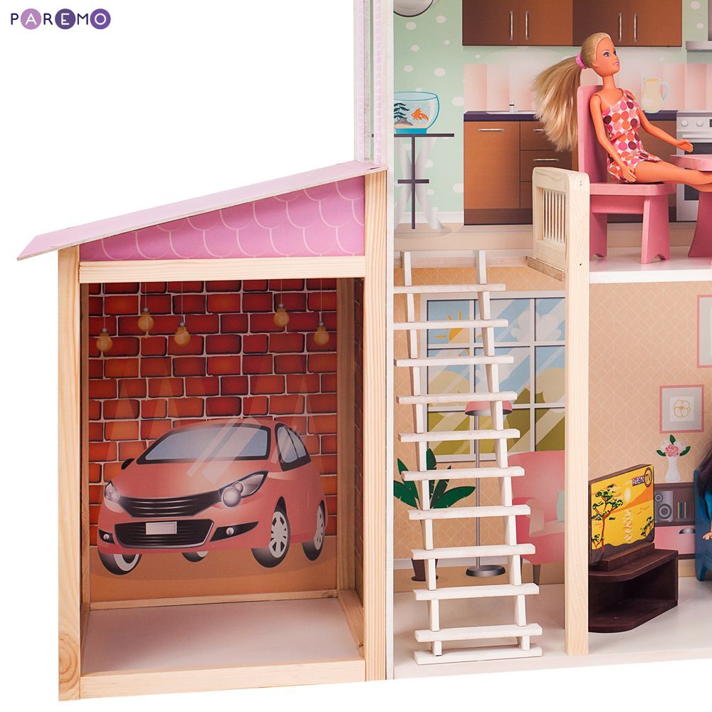 Кукольный дом - Розали Гранд, с мебелью  